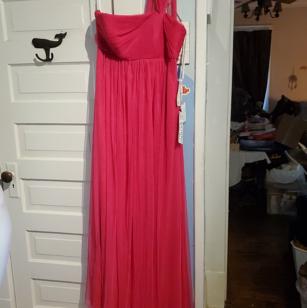 WTOO WATTERS dress one shoulder bridesmaid prom